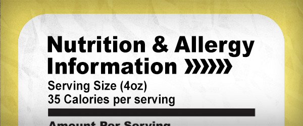 Nutrition & Allergy Information