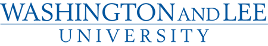 Washington and Lee University wordmark logo