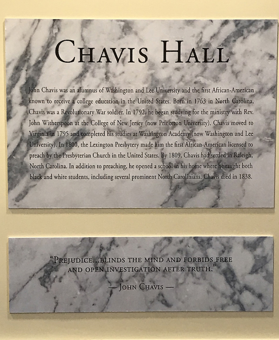 Chavis Plaque