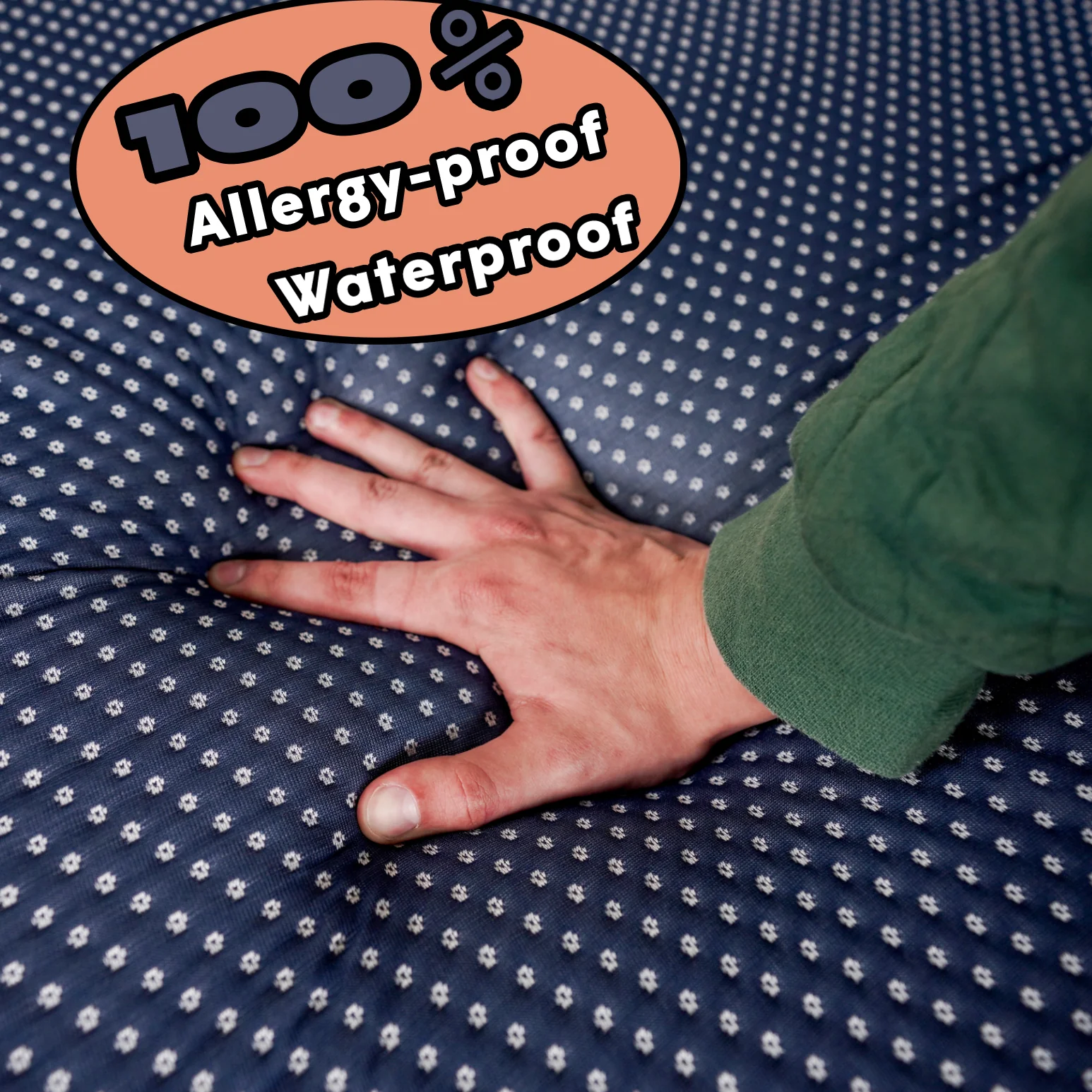 Waterproof cover demonstration