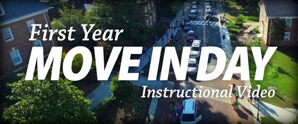 First Year Move In Day Instructional Video